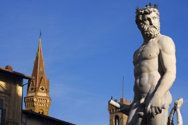 Fontana di Nettuno at Florence Italy (1563-1565) clipart