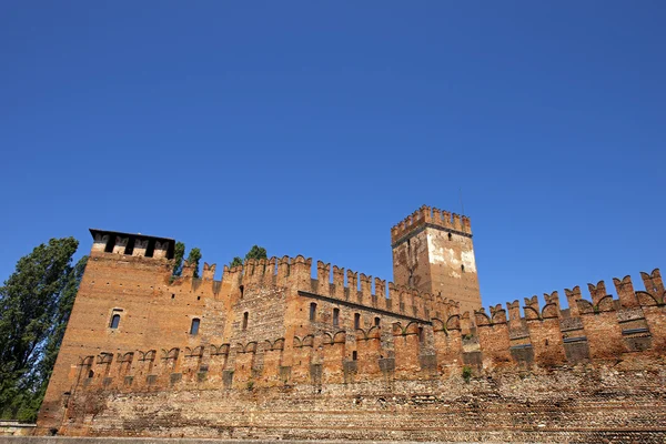 Castelvecchio Verona - Italië (1357) — Stockfoto