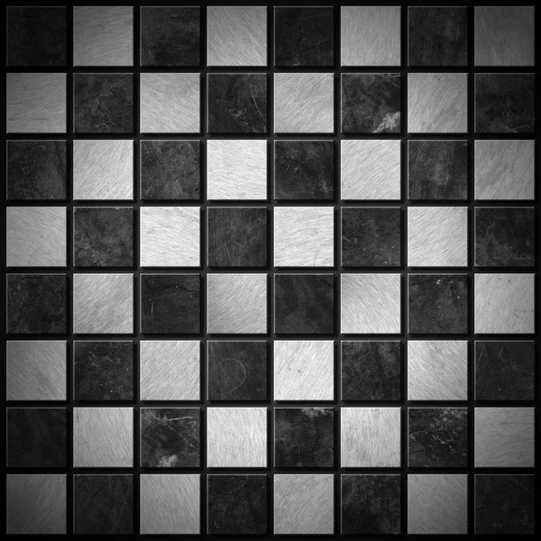 金属のチェス盤 — ストック写真