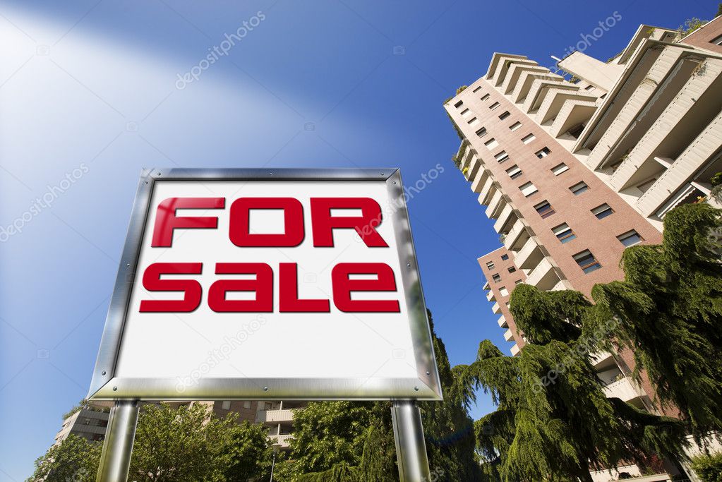 House For sale - Big Chrome Billboard