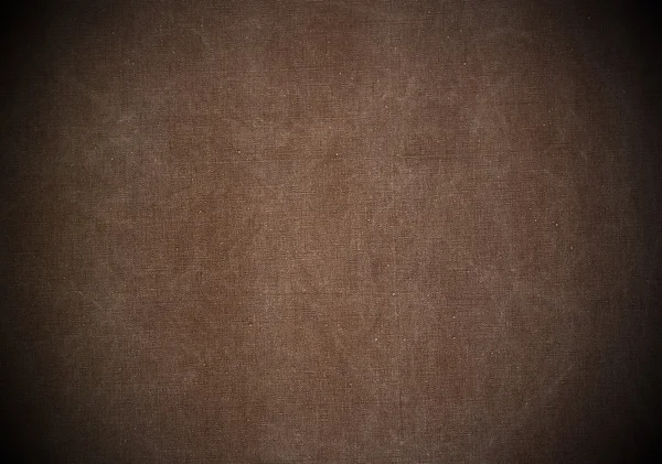 Texture ou fond de toile marron — Photo