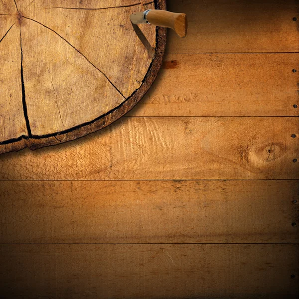 Розділ дерев'яного стовбура - фон — стокове фото