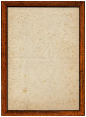 Benekli kağıt ile ahşap çerçeve