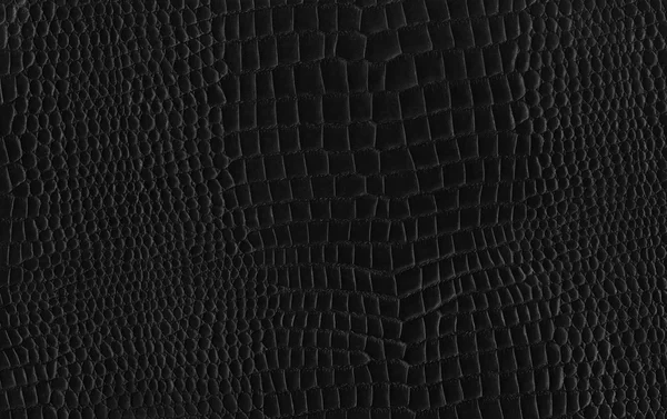 Texture in pelle grigliata nera — Foto Stock
