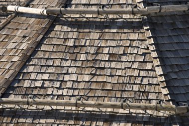 kar korumaları ile antik çatı