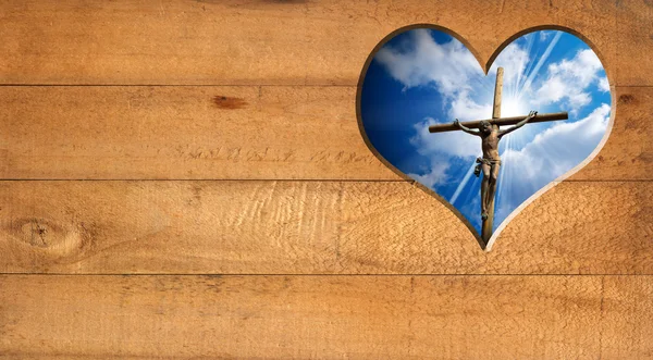 I Love Jesus - Crucifixion — Stock Photo, Image