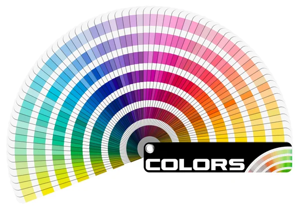 Pantone renk paleti - yarım daire