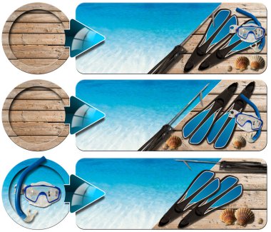 Spearfishing üç afiş - n2