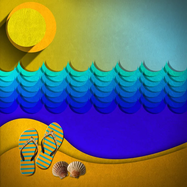 Seascape abstrakt bakgrund — Stockfoto