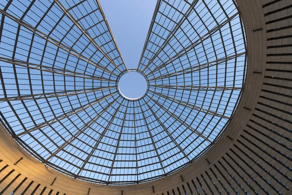 Cúpula futurista de acero al vidrio - Rovereto Italia — Foto de Stock