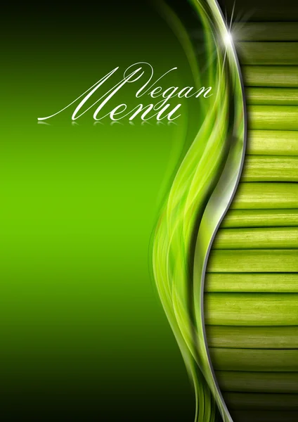 Vegan Menu Template — Stock Photo, Image