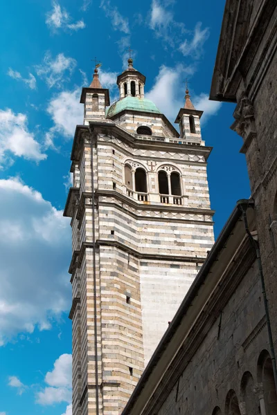 Bell Tower of St. Lawrence Cathedral Genoa — Stock Photo, Image