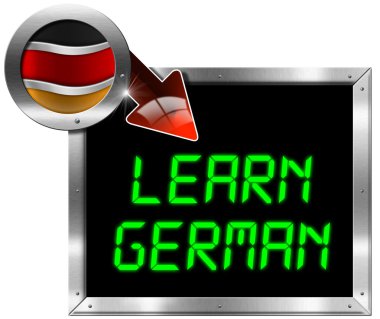 Almanca - metal billboard