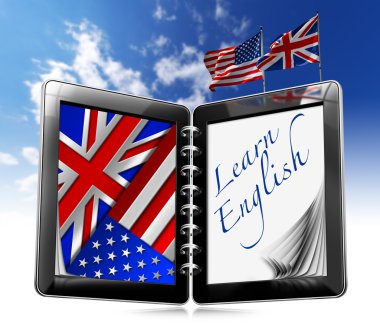 İngilizce - tablet bilgisayar öğrenmek