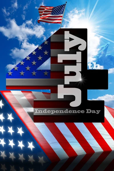 Ημέρα ανεξαρτησίας - Ιούλιος 4 — Φωτογραφία Αρχείου