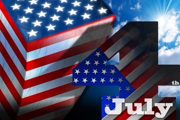 Unabhängigkeitstag - 4. Juli — Stockfoto
