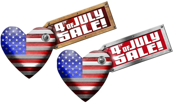 4th of July - Sale — Stock Photo, Image