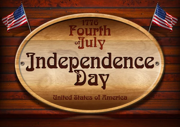 Dag van de onafhankelijkheid van de vierde van juli 1776 — Stockfoto