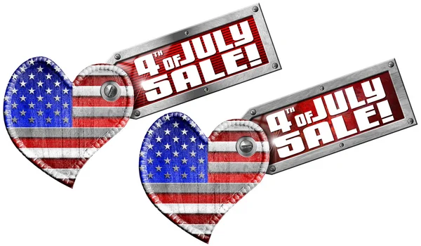 4th of July - Sale — Stock Photo, Image
