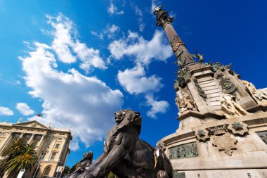 anıt christopher columbus - barcelona