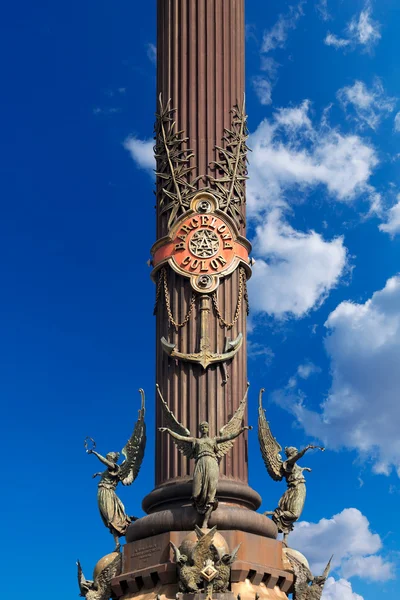Памятник Христофору Колумбу - Барселона — стоковое фото