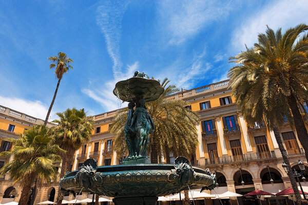 Placa Reial - Barcelona Spain