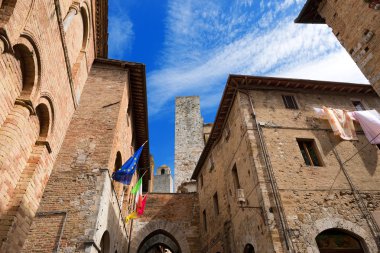 San gimignano - siena Toskana İtalya