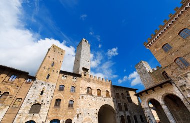 San gimignano - siena Toskana İtalya