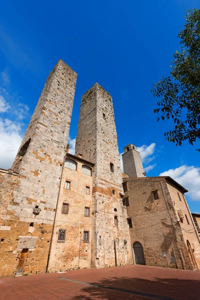 San gimignano - siena Toscane Italië — Stockfoto