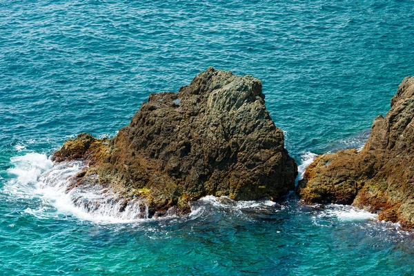 Cliffs in Bonassola - Liguria - Italy — Stock Photo, Image