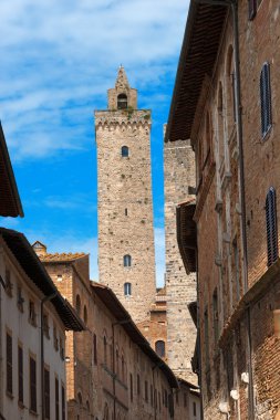 San gimignano - siena Toskana İtalya
