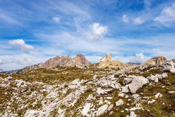 Sesto Dolomites Tre Cime Lavaredo Picos Montaña Monte Rudo Rautkofel — Foto de Stock