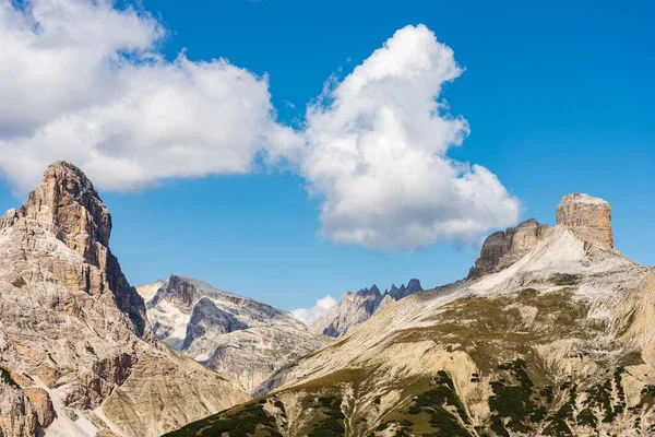 Panorama Del Sesto Dolomitas Sexten Tre Cime Lavaredo Drei Zinnen —  Fotos de Stock
