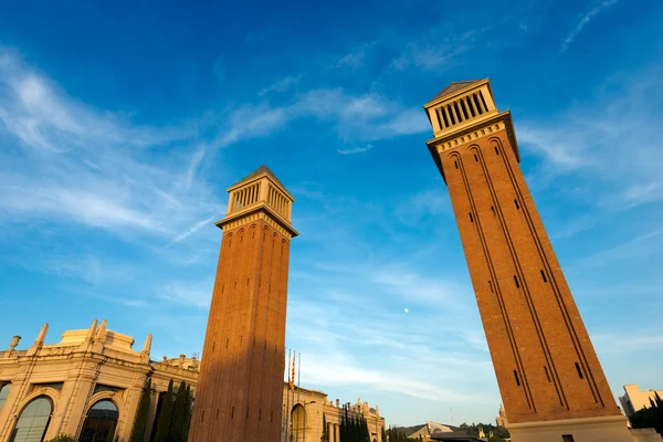 Benátské věže - barcelona Španělsko — Stock fotografie