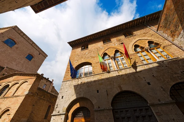 San gimignano - siena Toscane Italië — Stockfoto