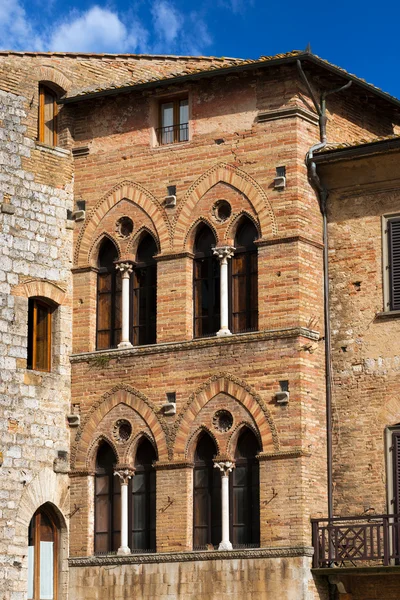 San gimignano - siena Toscane Italië — Stockfoto