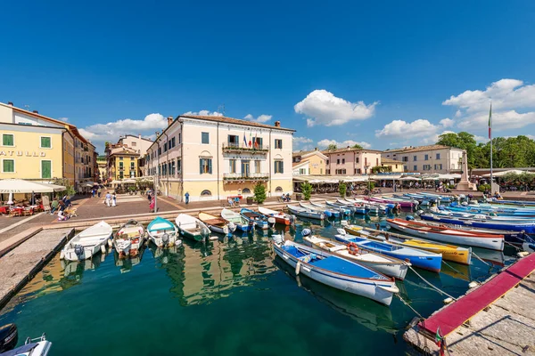 Bardolino Italië Mei 2021 Kleine Haven Van Het Gardameer Lago — Stockfoto
