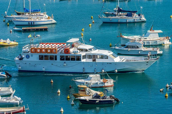 Lerici Italie Juin 2021 Ferry Touristique Blanc Pour Les Cinque — Photo
