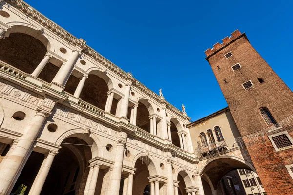 Vicenza Basilica Palladiana Architekt Andrea Palladio Renesančním Stylu 1549 1614 — Stock fotografie