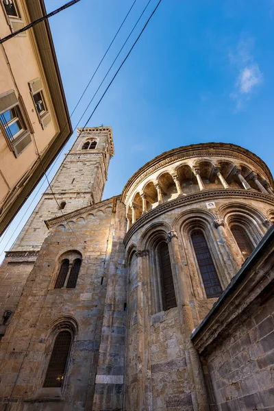 Ancient Basilica Santa Maria Maggiore Bergamo Upper Town Xii Century — 图库照片