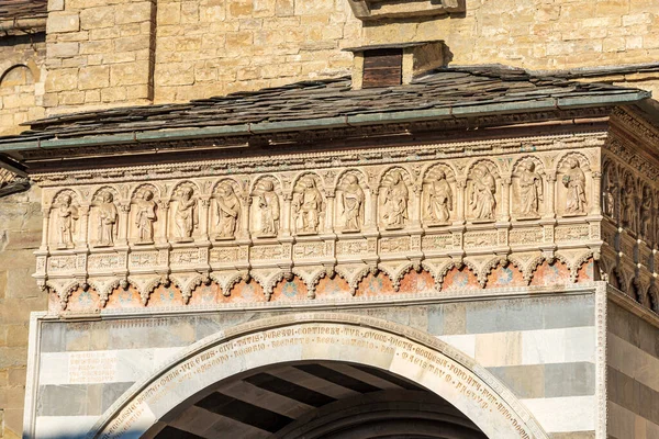 Gamla Basilikan Santa Maria Maggiore Bergamo Övre Stad Xii Talet — Stockfoto