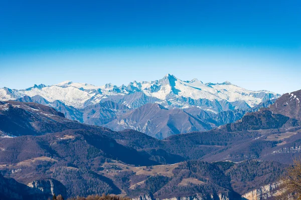 Catena Montuosa Del Monte Baldo Val Adige Parco Nazionale Dell — Foto Stock