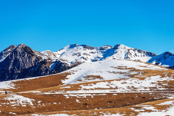 Cordillera Monte Carega Pequeños Dolomitas Del Parque Natural Regional Meseta —  Fotos de Stock