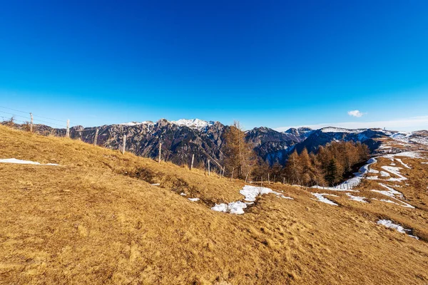 Horské Pohoří Monte Carega Malé Dolomity Lessinia Plateau Regional Natural — Stock fotografie
