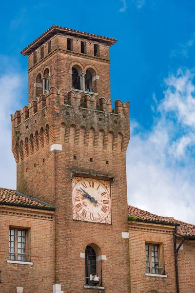 Kleinstadt Oderzo Der Provinz Treviso Venetien Italien Europa Nahaufnahme Des — Stockfoto