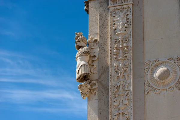 Brescia Downtown Detail Ancient Loggia Palace Palazzo Della Loggia Renaissance — Zdjęcie stockowe