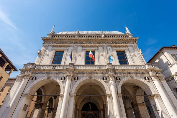 Brescia Centro Antico Palazzo Della Loggia Stile Rinascimentale 1492 1574 — Foto Stock