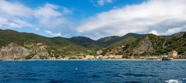 Côte Mer Ligure Monterosso Mare Village Avec Plages Station Touristique — Photo