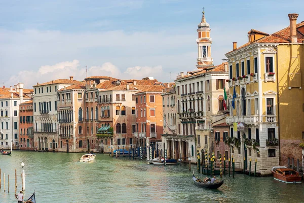 Venise Canal Grande Grand Canal Vue Depuis Ponte Rialto Pont — Photo