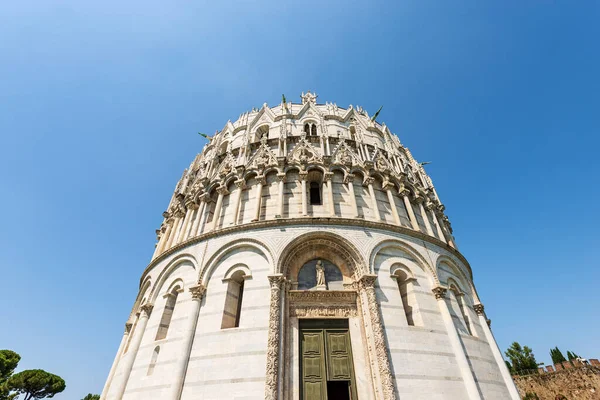 Battistero San Giovanni 圣约翰Pisa Baptistery Romanesque Gothic Style 1152 1390 — 图库照片
